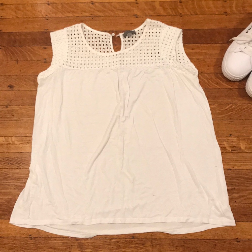 Lace patchwork short sleeve tee